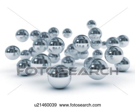 Metal spheres, illustration. View Large Photo Image Stock Photo - Metal spheres, illustration.. Fotosearch