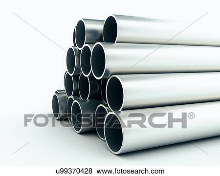 Metal tubes against a white background. View Large Photo Image Stock Photo - Metal tubes against a white background.. Fotosearch