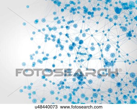 Stock Image - Network, illustration.. Fotosearch