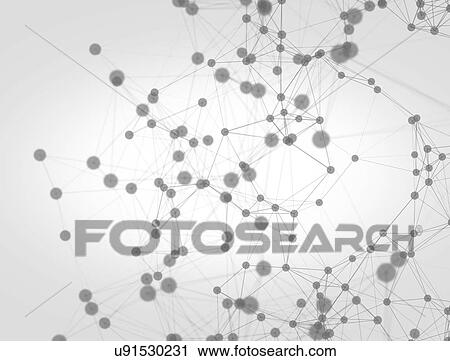 Stock Image - Network, illustration.. Fotosearch