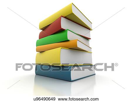 Stock Photo - Pile of brightly coloured, illustration.. Fotosearch