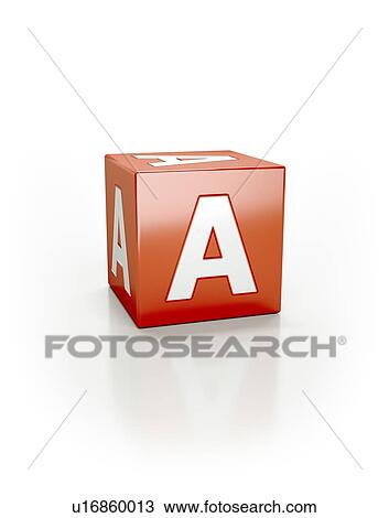 Red cube with the letter A. View Large Photo Image Stock Image - Red cube with the letter A.. Fotosearch