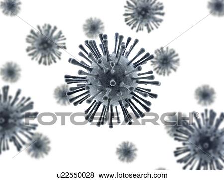 Stock Photo - Viruses, illustration.. Fotosearch