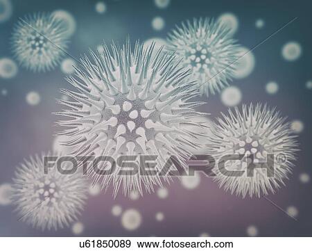 Viruses, illustration. View Large Photo Image Stock Photo - Viruses, illustration.. Fotosearch