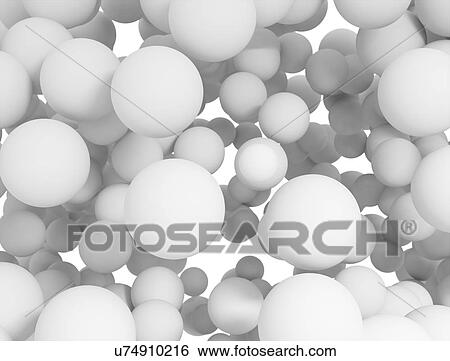 White balls, illustration. View Large Photo Image Stock Photograph - White balls, illustration.. Fotosearch