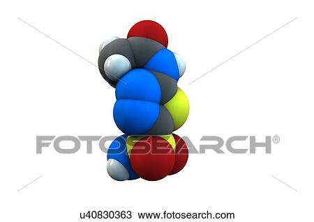 Acetazolamide diuretic drug molecule View Large Photo Image Stock Image - Acetazolamide diuretic drug molecule. Fotosearch