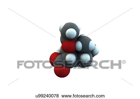 Stock Photo - Acetylcarnitine molecule. Fotosearch