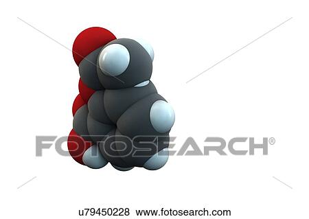 Stock Photo - Acetylsalicylic acid pain relief drug molecule. Fotosearch