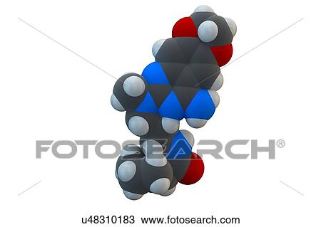 Alfuzosin BPH drug molecule View Large Photo Image Stock Image - Alfuzosin BPH drug molecule. Fotosearch