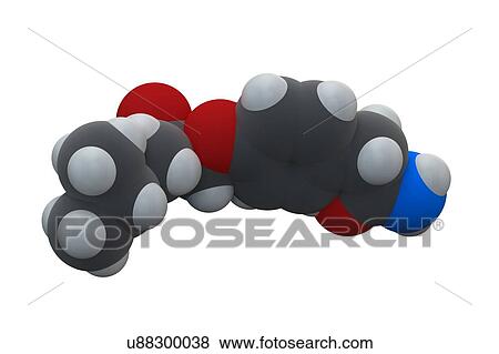 Atenolol hypertension drug molecule View Large Photo Image Stock Photo - Atenolol hypertension drug molecule. Fotosearch