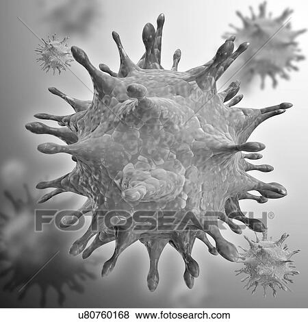 Avian influenza virus particle, illustration View Large Photo Image Stock Photo - Avian influenza virus particle, illustration. Fotosearch