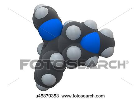Stock Image - Azacitidine drug molecule. Fotosearch