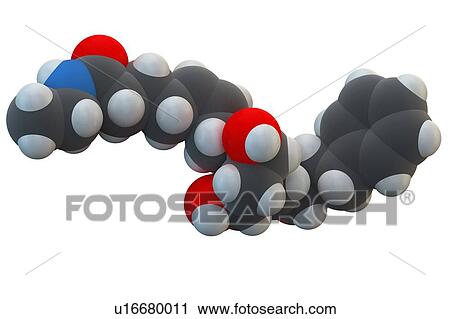 Stock Image - Bimatoprost drug molecule. Fotosearch