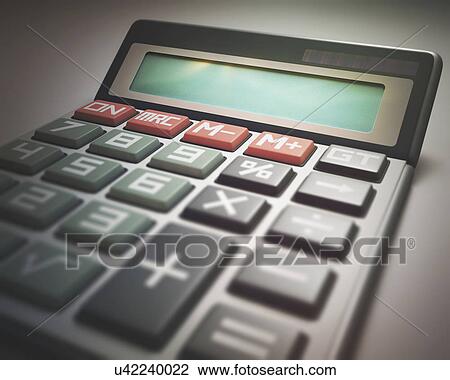Calculator View Large Photo Image Stock Image - Calculator. Fotosearch