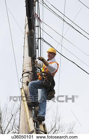 Communications worker View Large Photo Image Stock Image - Communications worker. Fotosearch