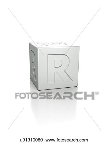 Cube with the letter R embossed. View Large Photo Image Stock Image - Cube with the letter R embossed.. Fotosearch