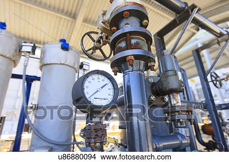 Picture - Electric cogeneration power plant. Fotosearch