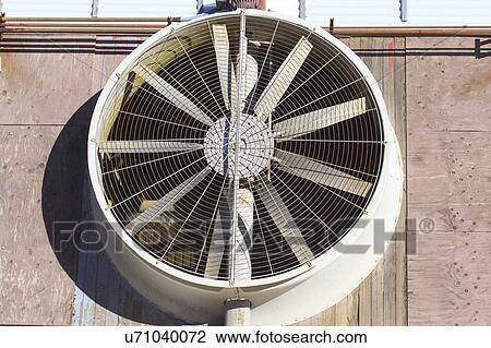 Stock Image - Electric cogeneration power plant. Fotosearch