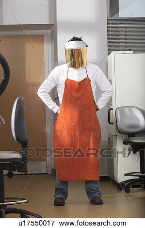 Stock Photo - Engineering student in a laboratory. Fotosearch