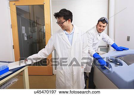 Engineering students in a laboratory View Large Photo Image Stock Photo - Engineering students in a laboratory. Fotosearch