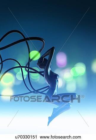 Female robot with cables in back View Large Photo Image Stock Image - Female robot with cables in back. Fotosearch