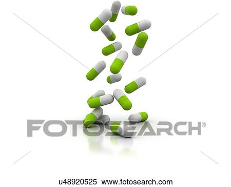 Green and white capsules View Large Photo Image Stock Photography - Green and white capsules. Fotosearch