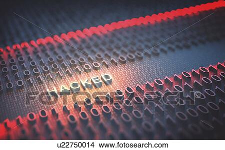 Hacked binary code View Large Photo Image Picture - Hacked binary code. Fotosearch