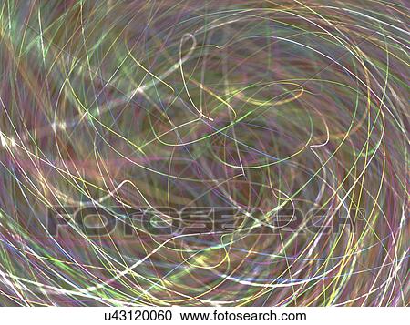 Stock Image - Multicoloured lines. Fotosearch