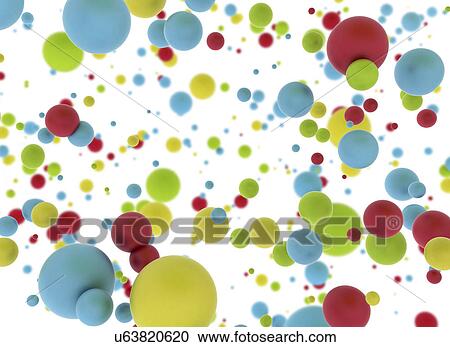 Stock Image - Multicoloured spheres. Fotosearch