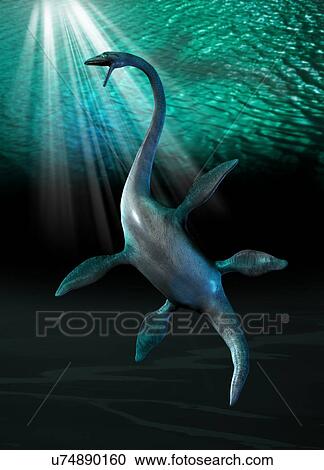 Plesiosaur View Large Photo Image Stock Image - Plesiosaur. Fotosearch