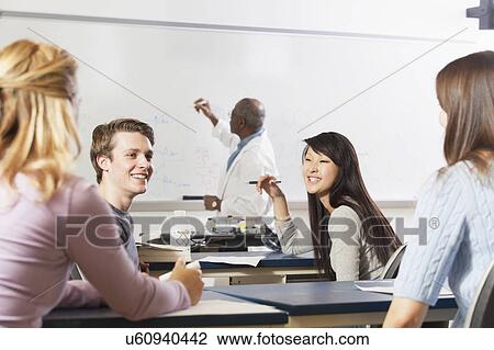 Students seated in an engineering classroom View Large Photo Image Stock Image - Students seated in an engineering classroom. Fotosearch