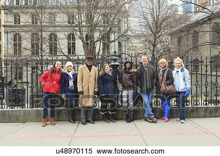 Stock Photography - Tourists in Boston, USA. Fotosearch