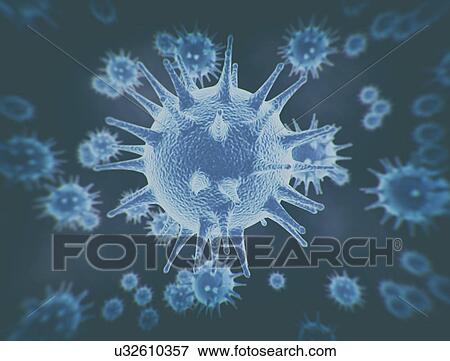 Stock Photo - Viruses. Fotosearch