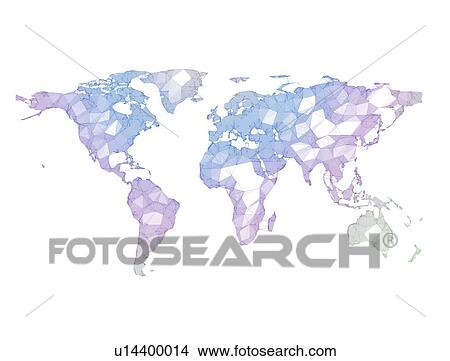 World map View Large Photo Image Picture - World map. Fotosearch