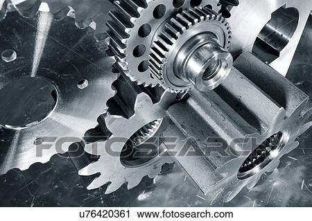 Stock Image - Cogs and gears. Fotosearch