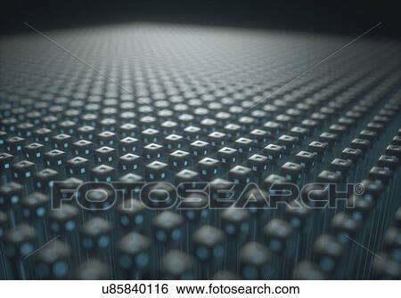 Stock Photograph - Cubes, illustration. Fotosearch