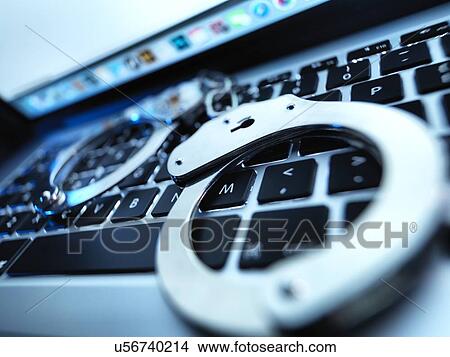 Picture - Cyber crime. Fotosearch