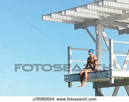 Diver on diving platform, Geelong, Victoria, Australia View Large Photo Image Picture - Diver on diving platform, Geelong, Victoria, Australia. Fotosearch