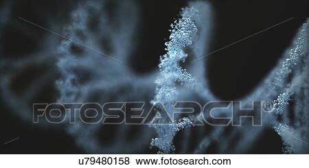 Stock Photo - DNA molecule, illustration. Fotosearch