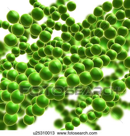 Stock Image - Drug resistant Streptococcus bacteria, illustration. Fotosearch