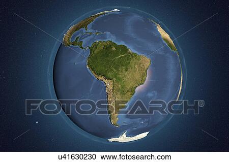 Earth from space, illustration View Large Photo Image Stock Image - Earth from space, illustration. Fotosearch