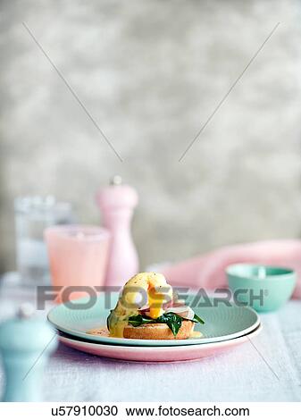 Eggs Benedict brunch View Large Photo Image Stock Image - Eggs Benedict brunch. Fotosearch