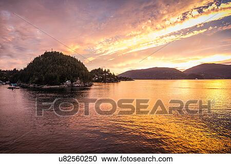 Howe Sound Bay, viewed from ferry, Squamish, British Columbia, Canada View Large Photo Image Stock Image - Howe Sound Bay, viewed from ferry, Squamish, British Columbia, Canada. Fotosearch