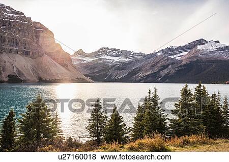 Stock Photo - Icefields Parkway, Highway 93, Lake Louise, Alberta, Canada. Fotosearch