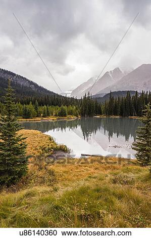 Stock Image - Kananaskis Country, Bow Valley Provincial Park, Kananaskis, Alberta, Canada. Fotosearch