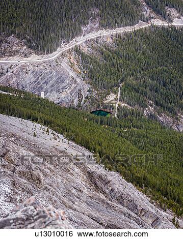 Stock Photograph - Kananaskis Country; Bow Valley Provincial Park; Grassy Lakes, Canmore, Alberta, Canada. Fotosearch