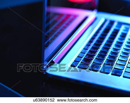 Stock Image - Laptop computer. Fotosearch