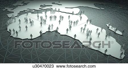 Stock Image - Map of Africa. Fotosearch