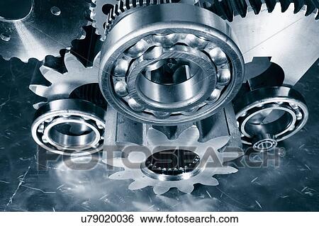 Metal cogs and ball bearings View Large Photo Image Stock Photograph - Metal cogs and ball bearings. Fotosearch