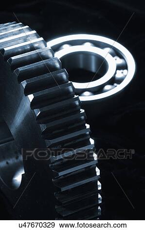 Stock Photo - Metal cogs. Fotosearch